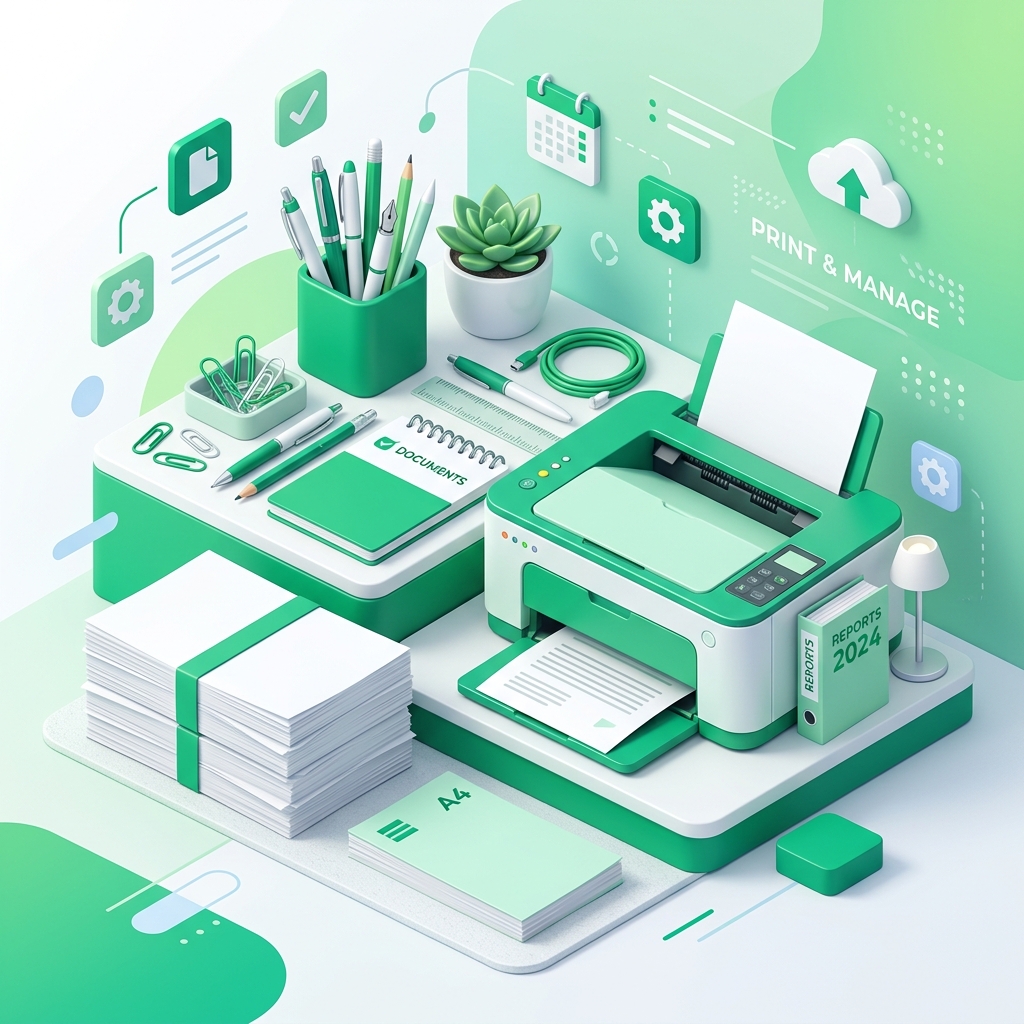 Office Store Illustration